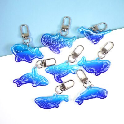 【Whale Does It Belong】Gradient Acrylic Keychain Set of Eight