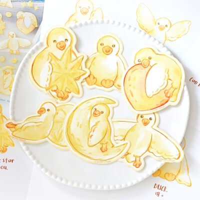 【Mr. Kaczka】Watercolour Die Cut Memo Paper Set of Six