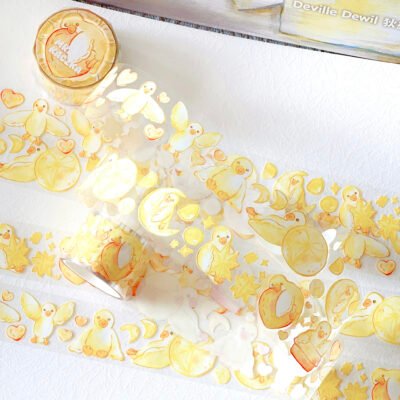 【Mr Kaczka】Watercolour PET Decorative Masking Tape