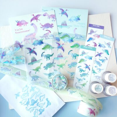 【Dinoooo】Watercolour Journalling Stationery Full Set