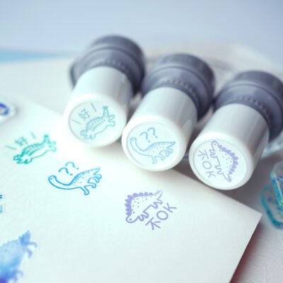 【Dinoooo - Good | Not OK | ??】Pre-ink Stamp Set of Three